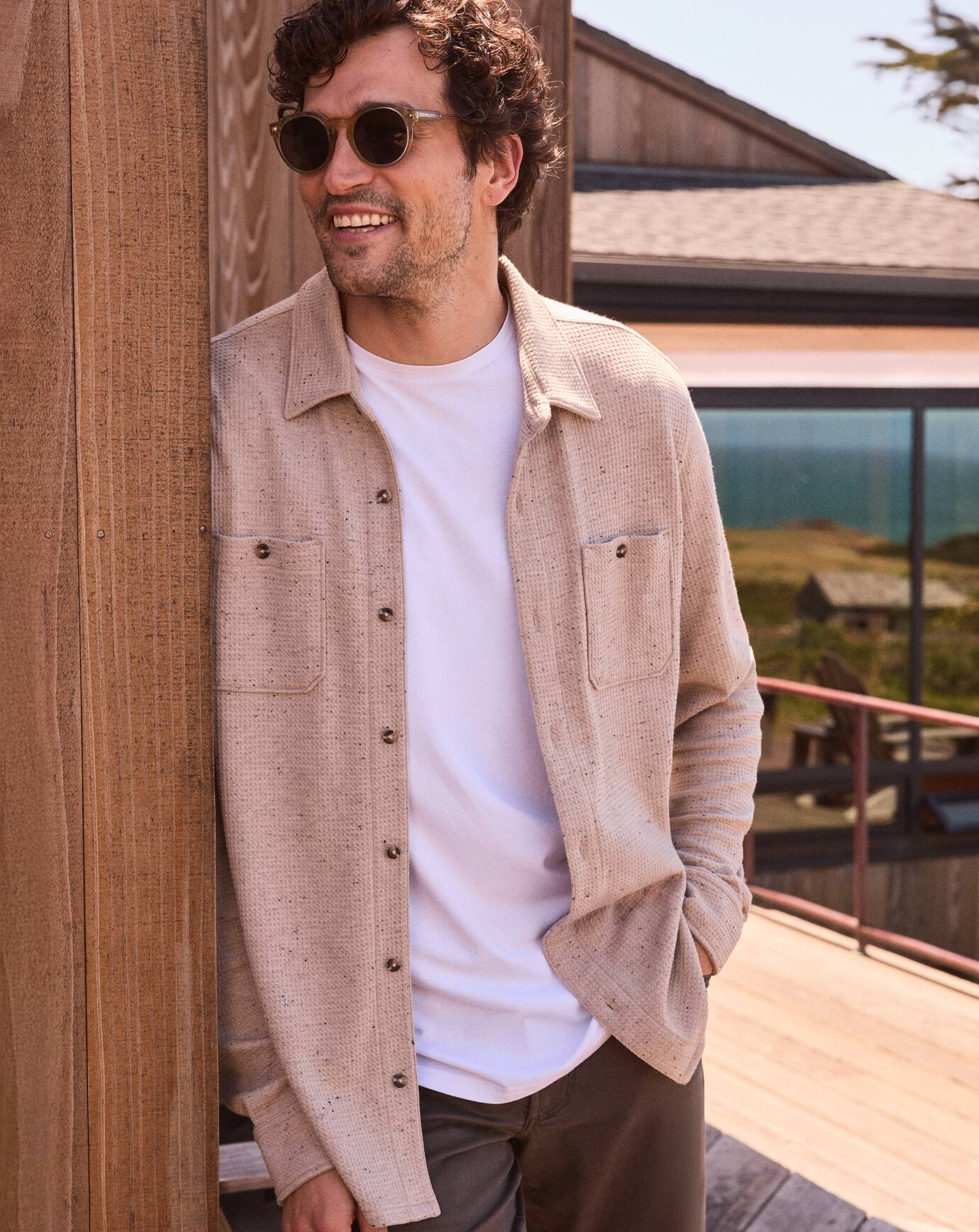 Oxford Tan Travis Mathew Men