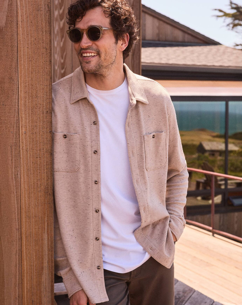 Oxford Tan Travis Mathew Men
