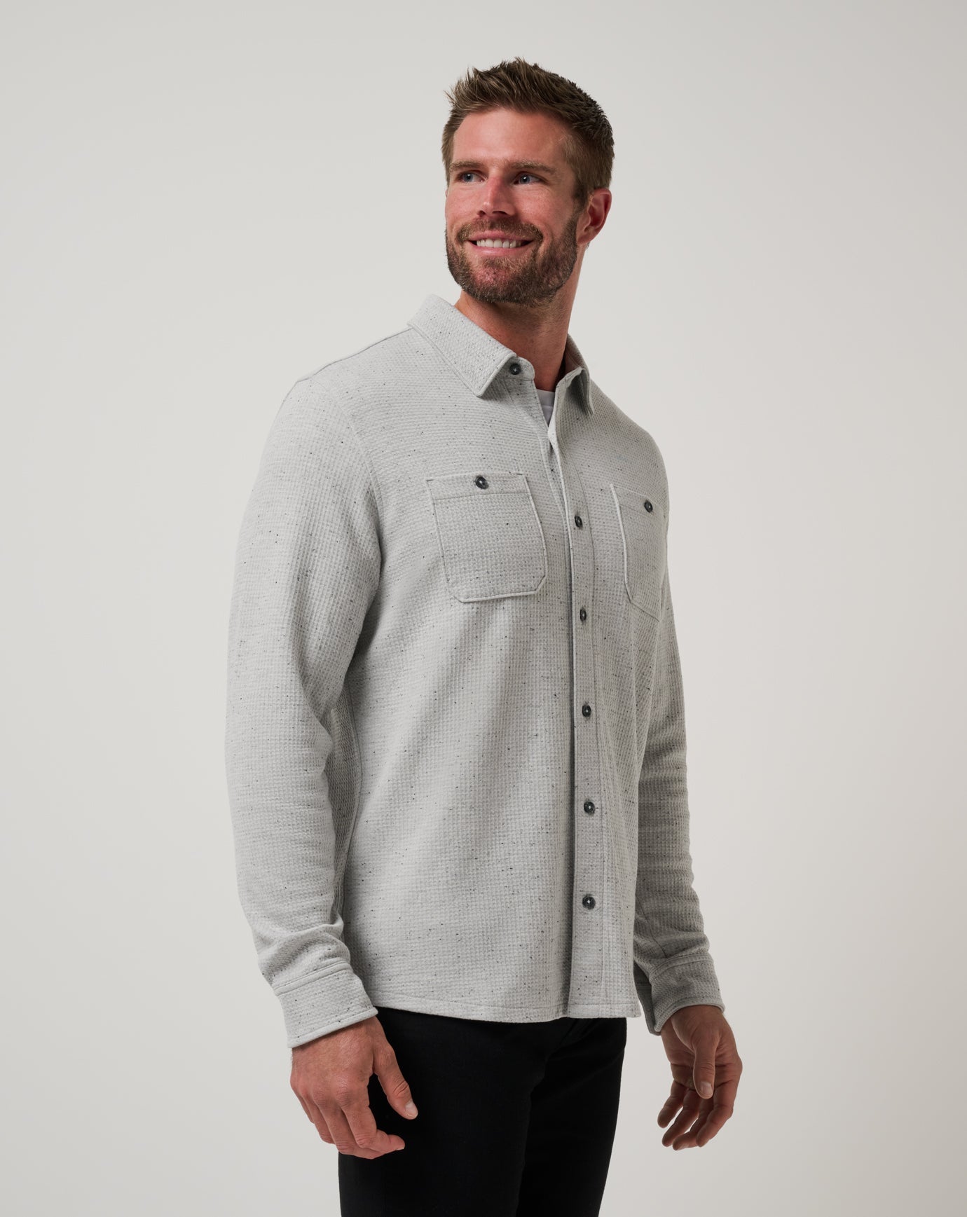 Heather Light Grey Travis Mathew Men