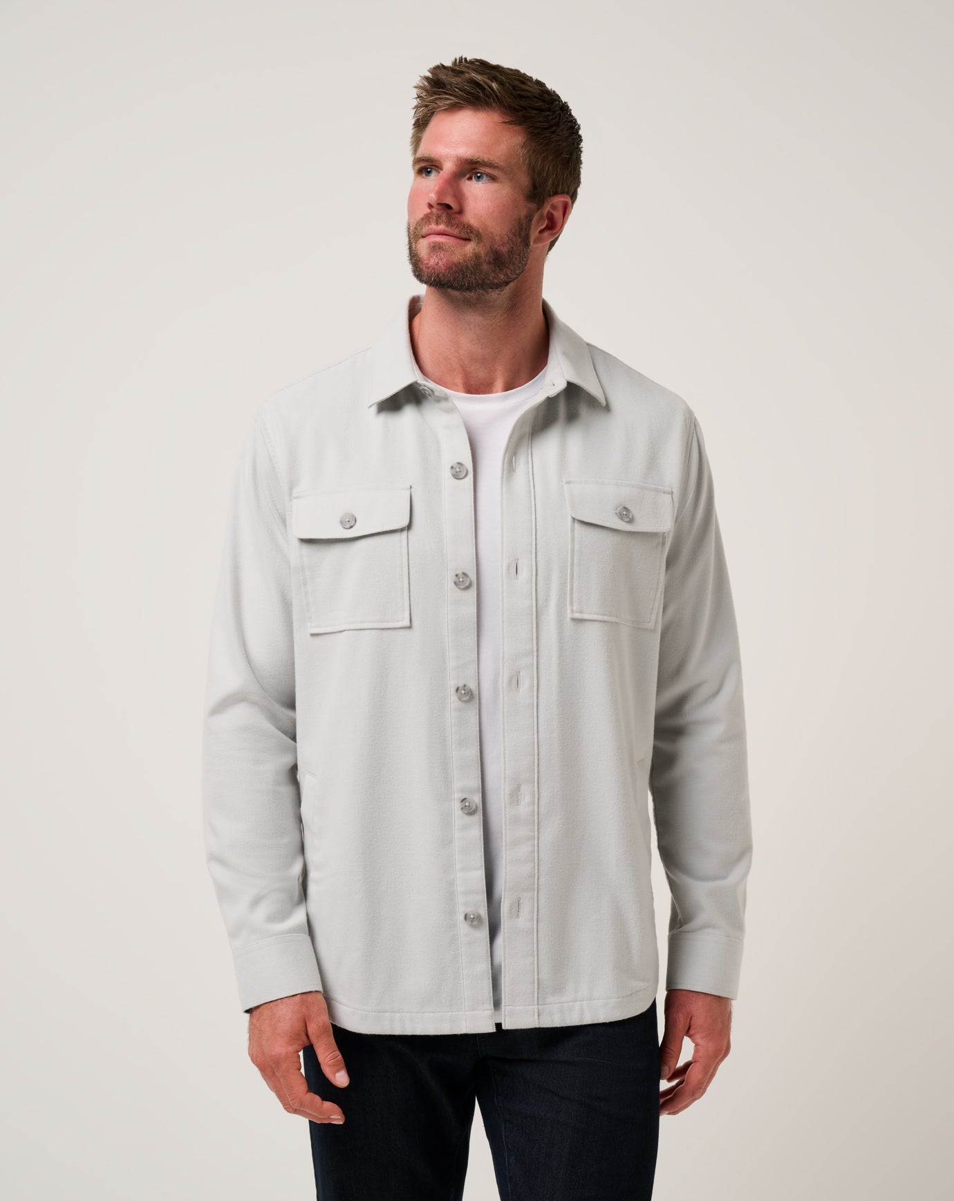 Heather Light Grey Travis Mathew Men