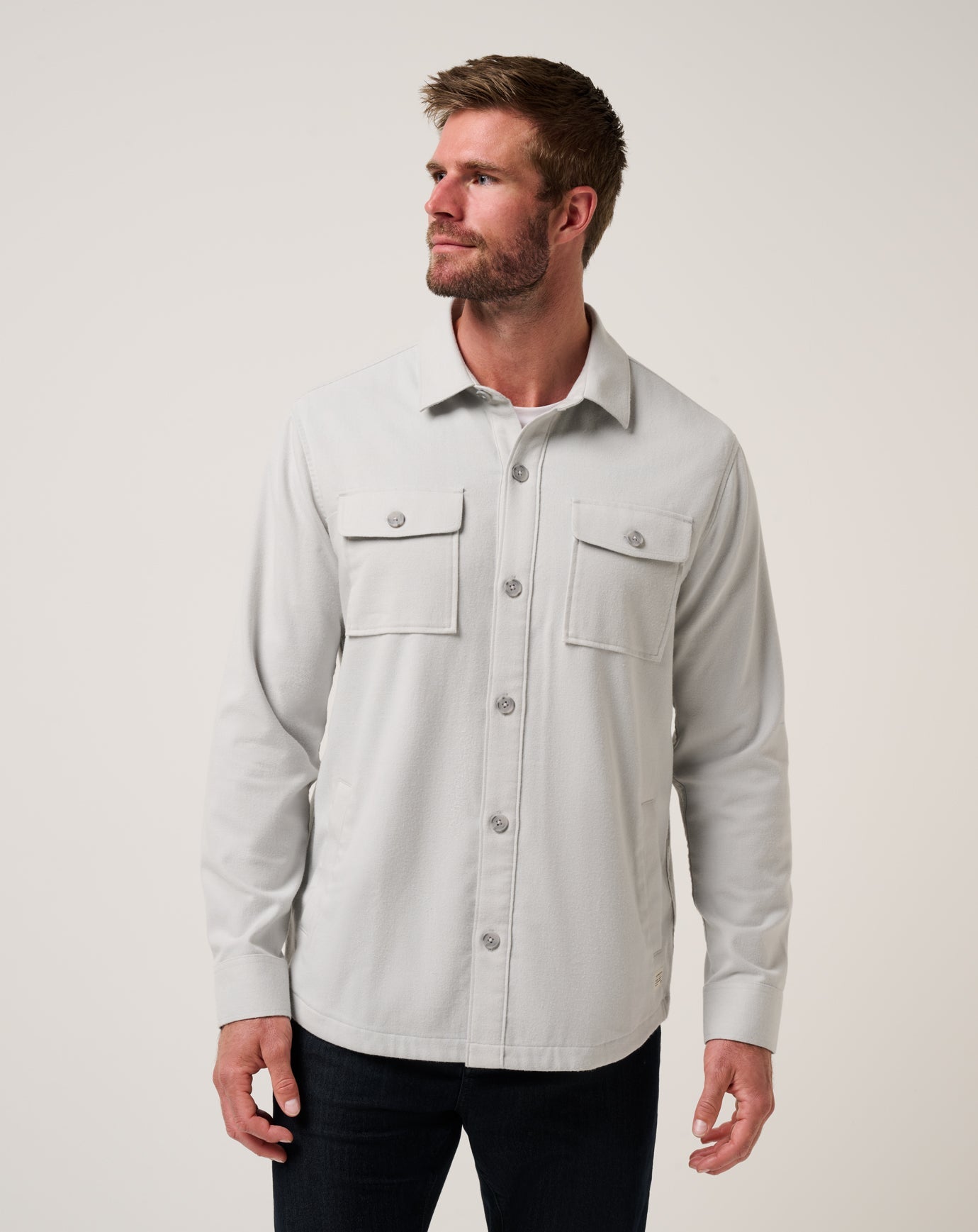 Heather Light Grey Travis Mathew Men