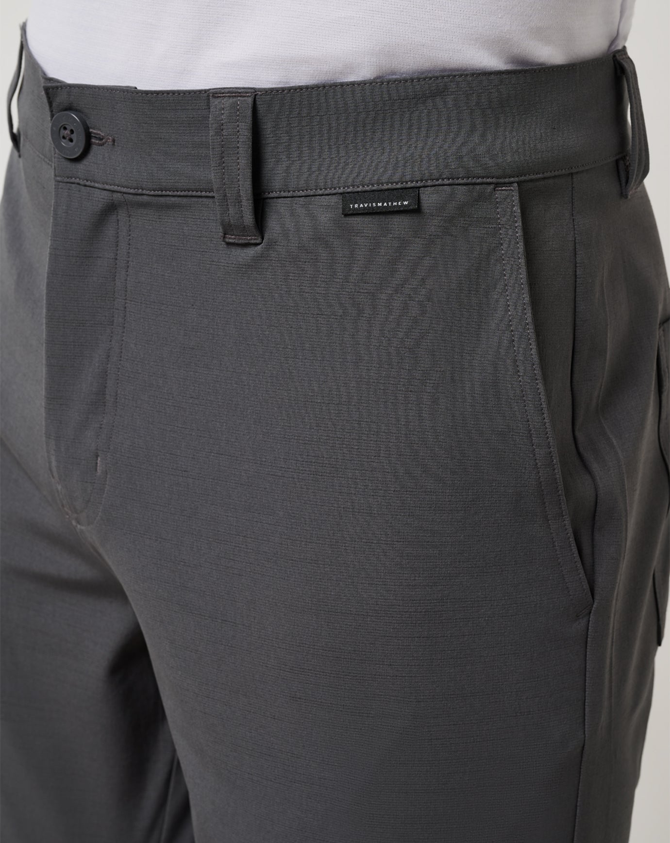 Grey Pinstripe Travis Mathew Men