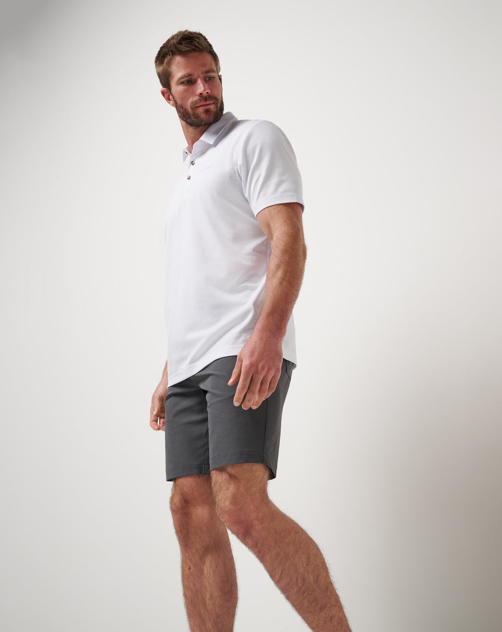 Grey Pinstripe Travis Mathew Men