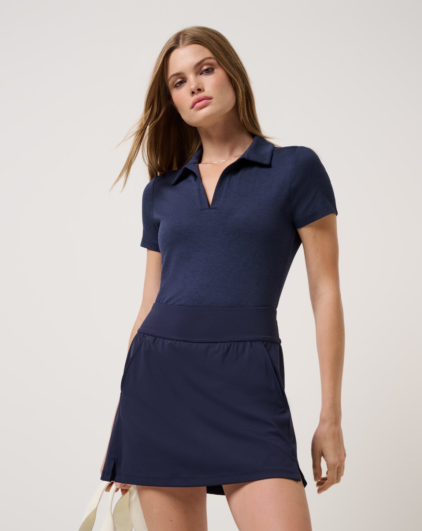 Heather Navy Blazer Travis Mathew Women|Golf