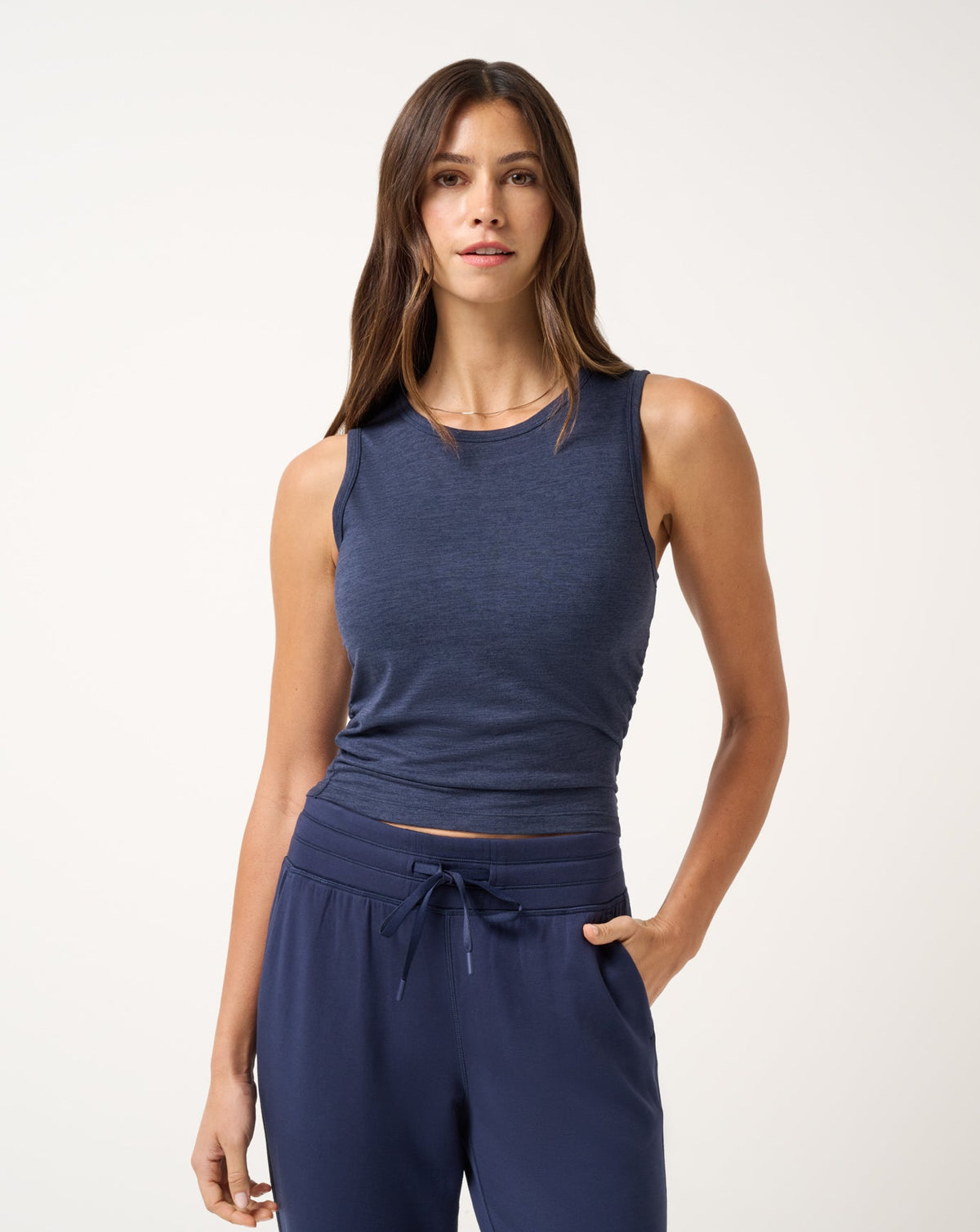 Heather Navy Blazer Travis Mathew Women