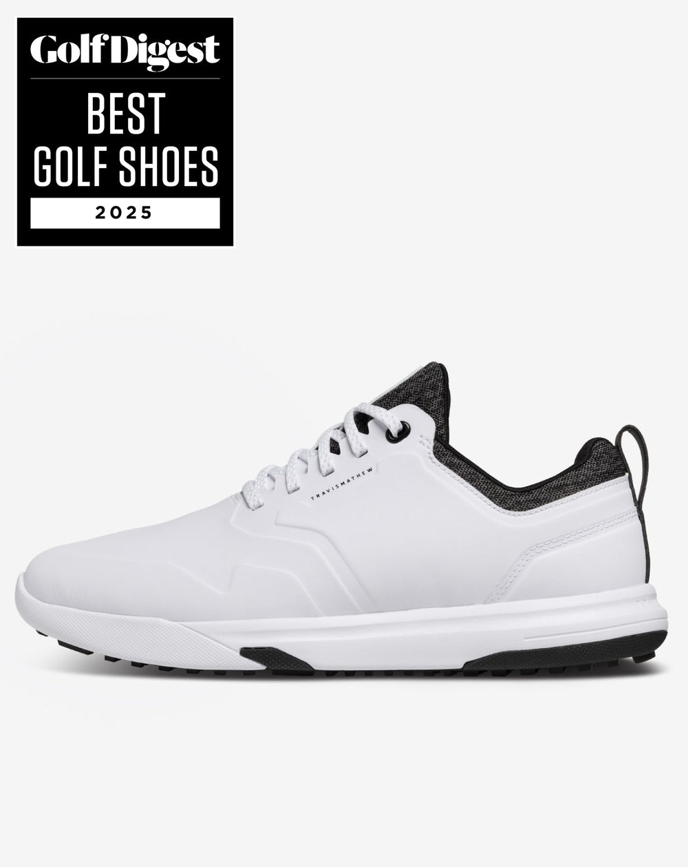 White/Black Travis Mathew Shoes|Golf