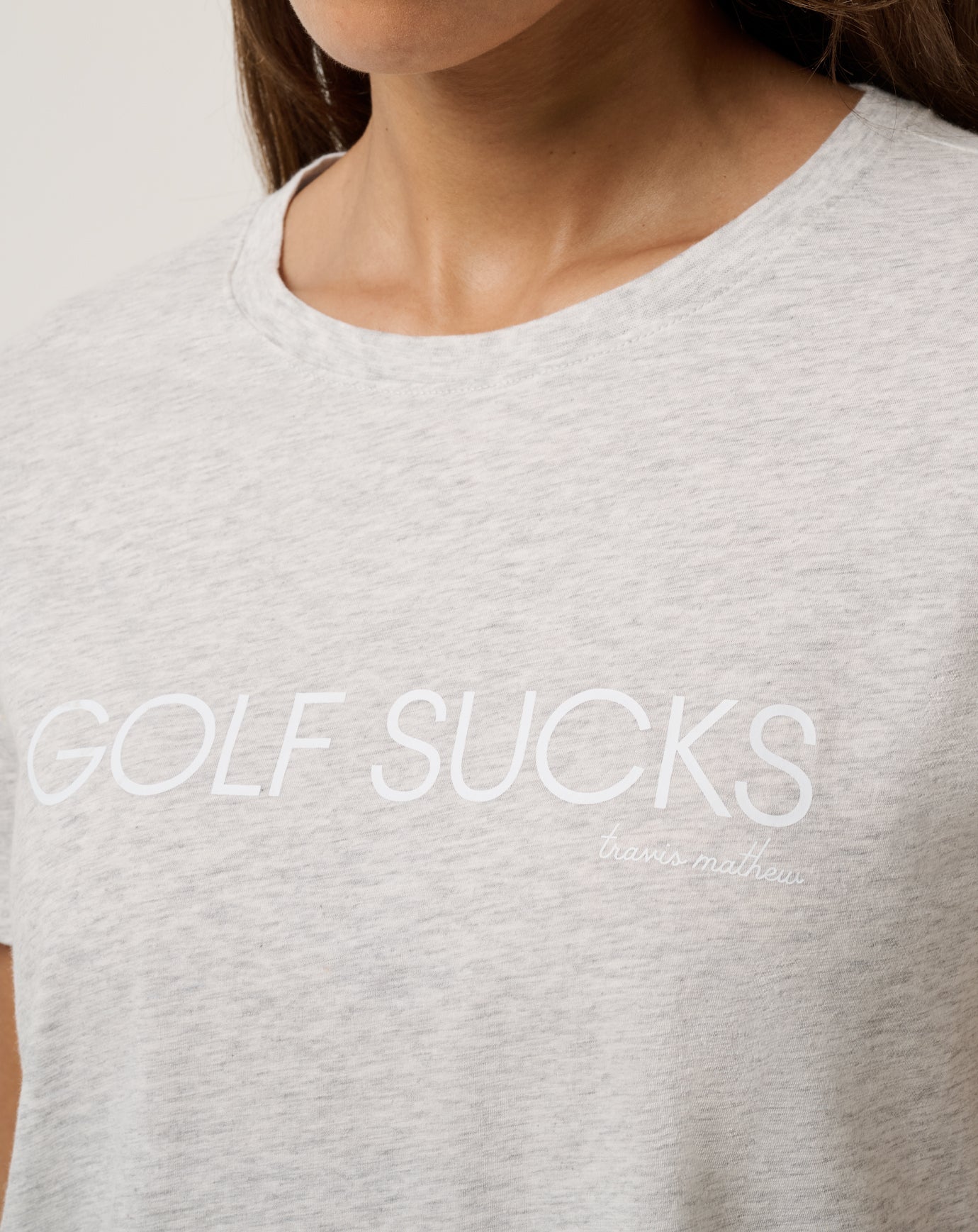 Heather Light Grey Travis Mathew Golf