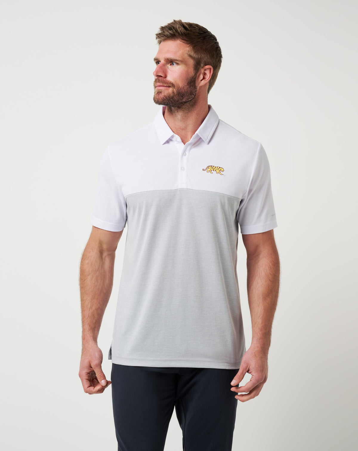 White/Heather Grey Travis Mathew Game Day|New