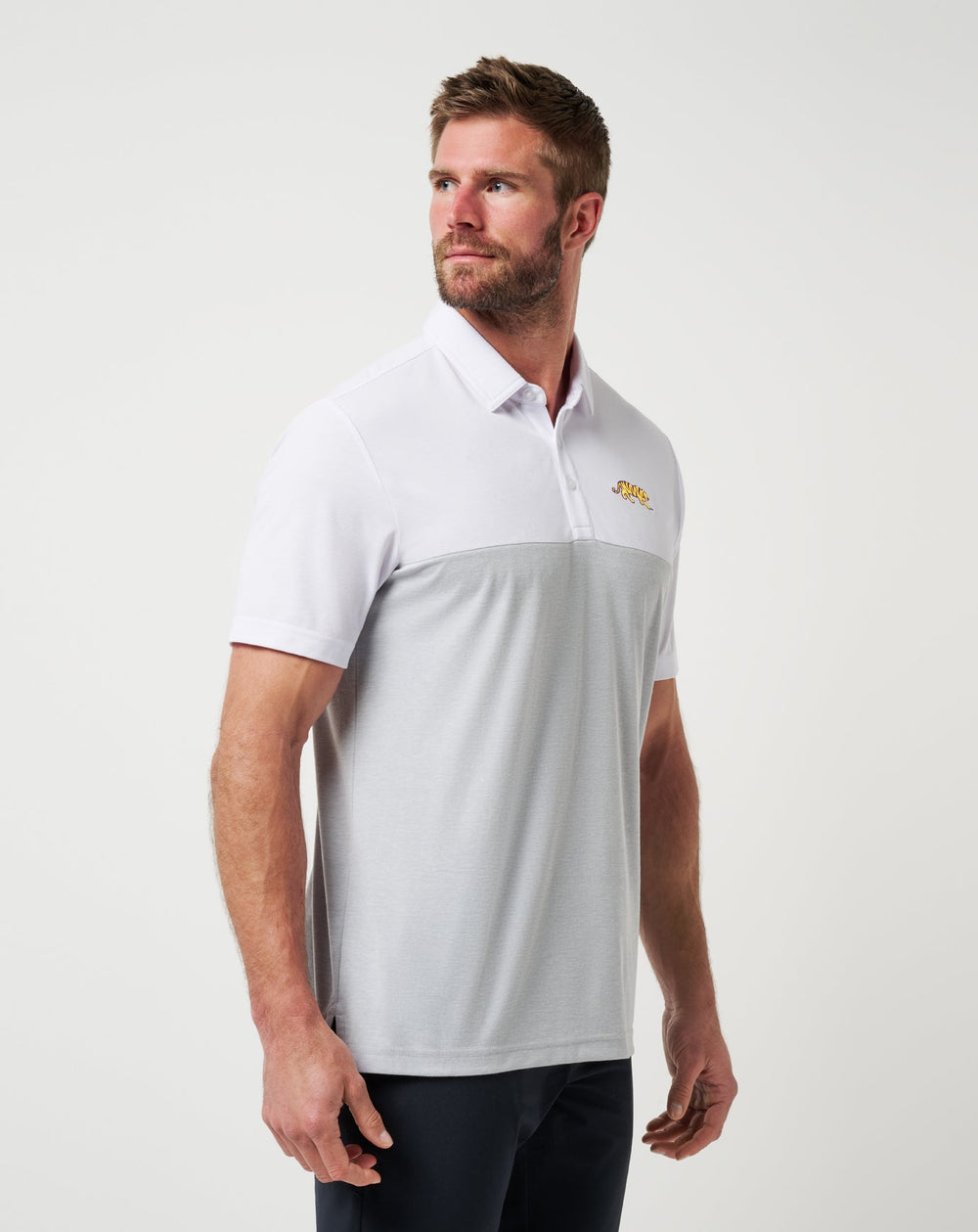 White/Heather Grey Travis Mathew Game Day|New