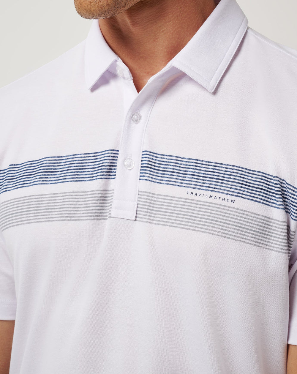 White/Navy Travis Mathew Game Day|New