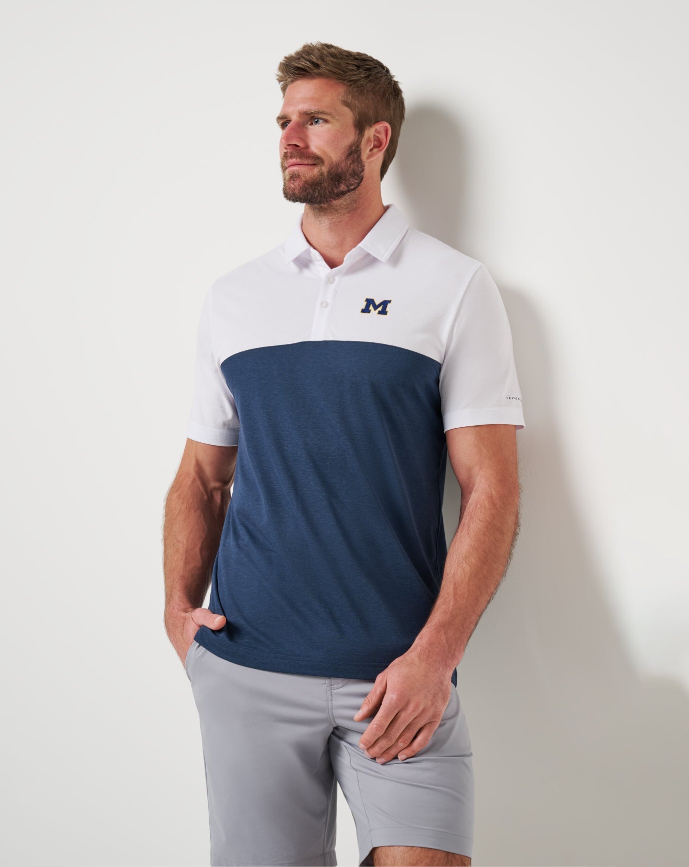 White/Navy Travis Mathew Game Day|New