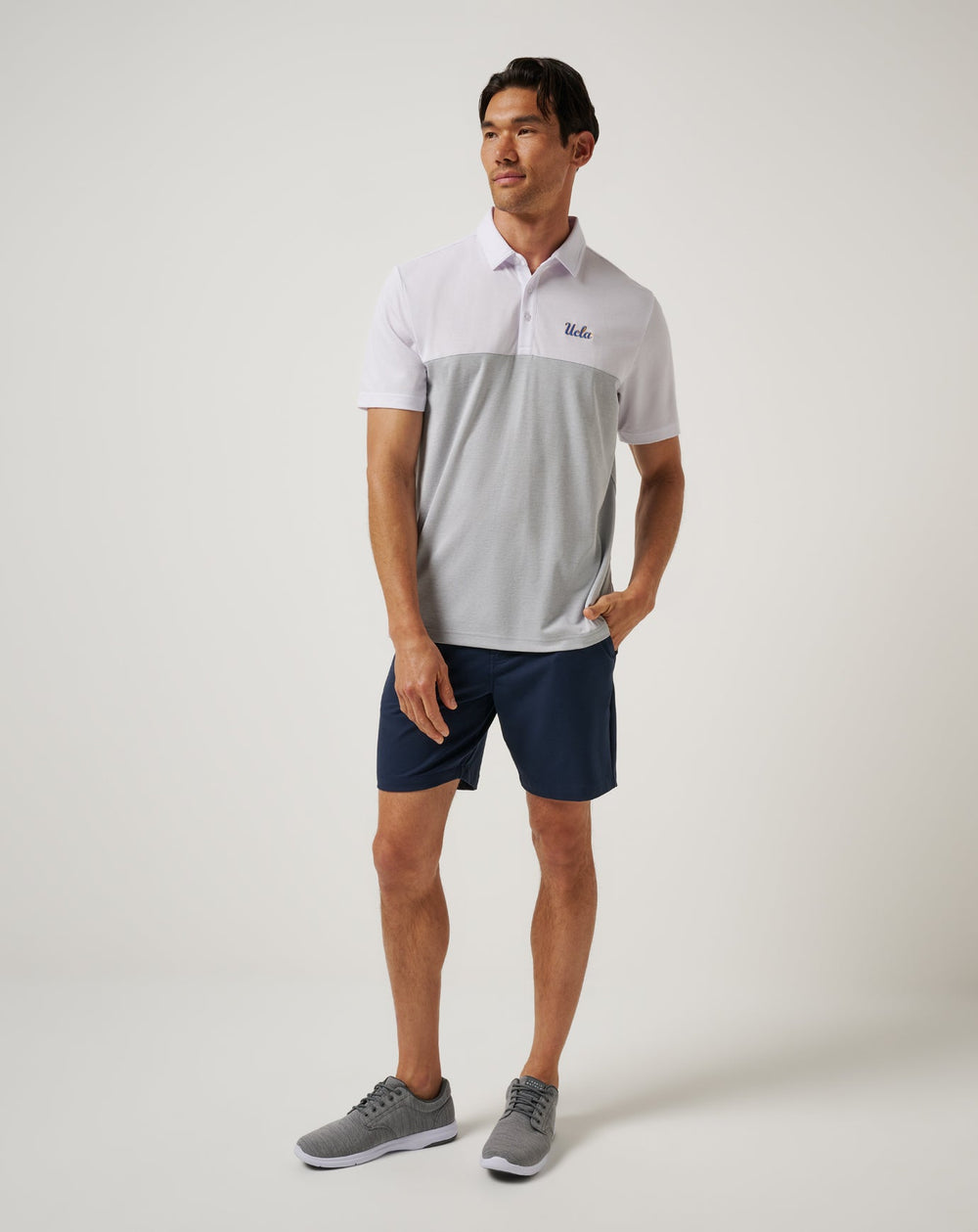 White/Heather Grey Travis Mathew Game Day|New
