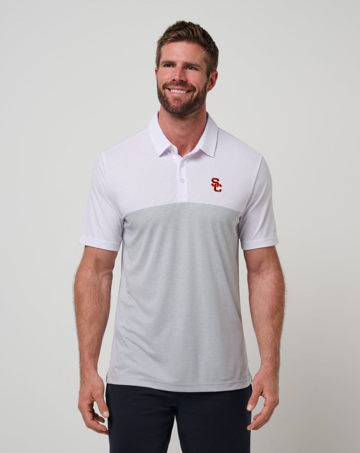 White/Heather Grey Travis Mathew Game Day|New