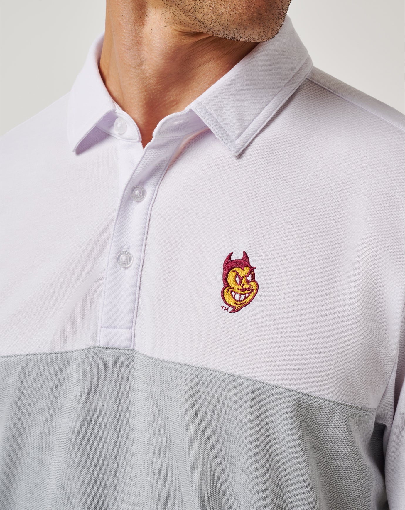 White/Heather Grey Travis Mathew Game Day|New