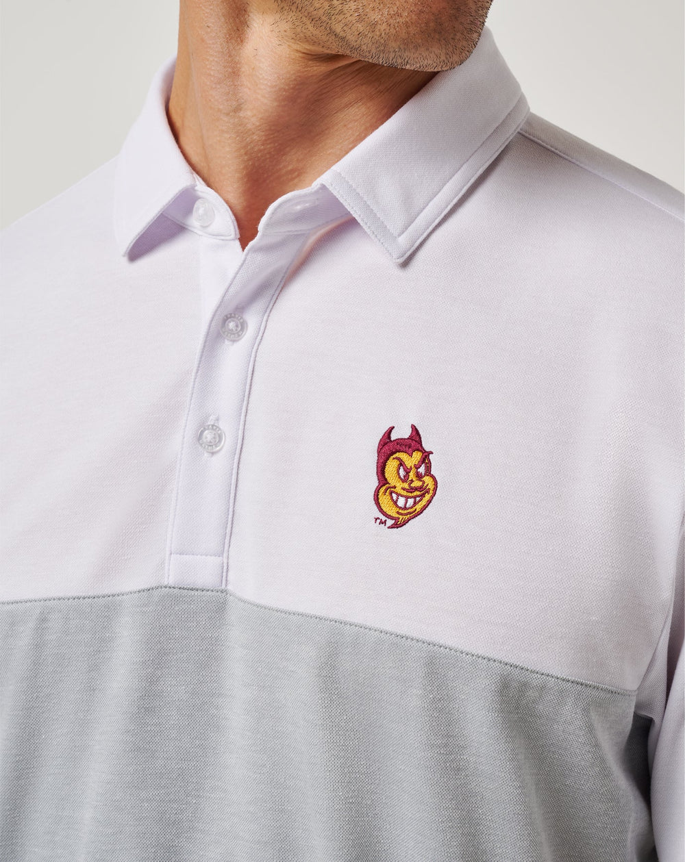 White/Heather Grey Travis Mathew Game Day|New