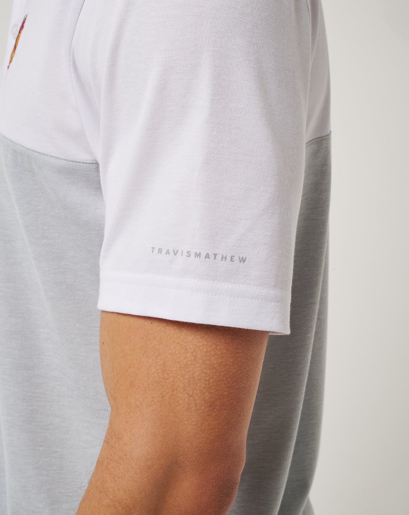 White/Heather Grey Travis Mathew Game Day|New