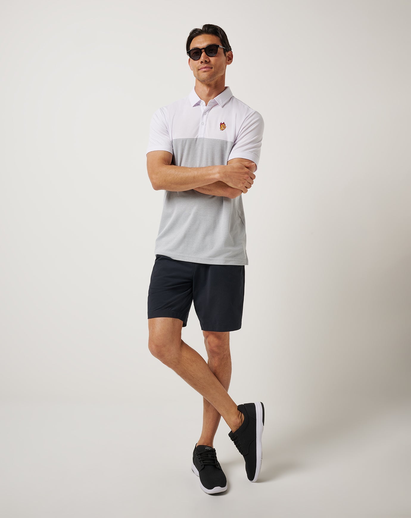 White/Heather Grey Travis Mathew Game Day|New