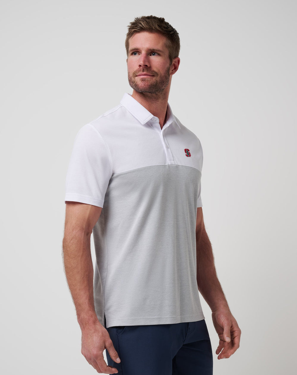 White/Heather Grey Travis Mathew Game Day|New