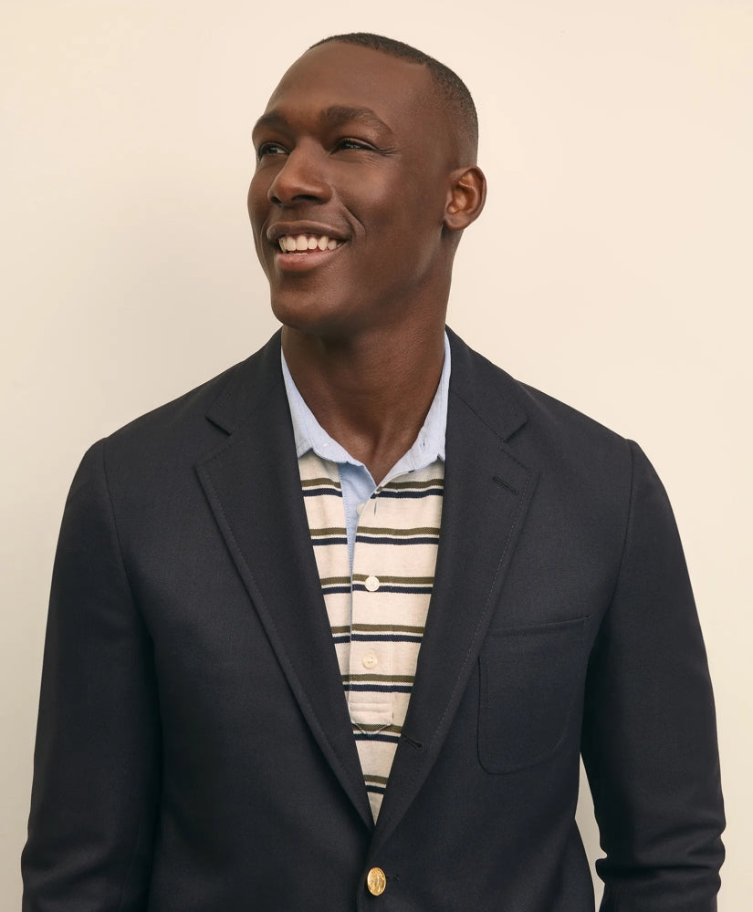 1818 No. 1 Sack Blazer in Dobby Wool