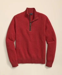 3-Ply Cashmere Quarter-Zip Sweater
