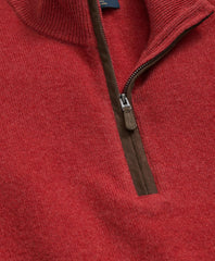 3-Ply Cashmere Quarter-Zip Sweater