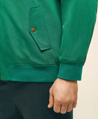 Big & Tall Bomber Jacket in Cotton Blend