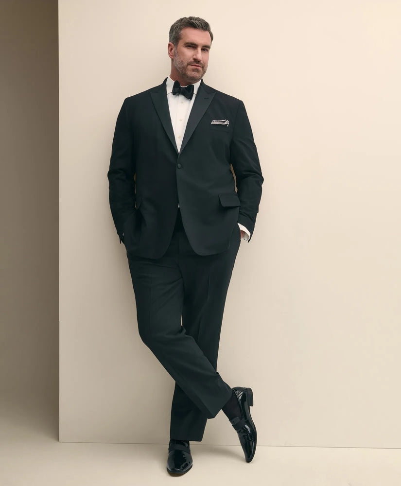 Big & Tall Brooks Brothers Explorer Collection Wool Tuxedo Pants