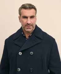 Big & Tall Classic Wool Pea Coat