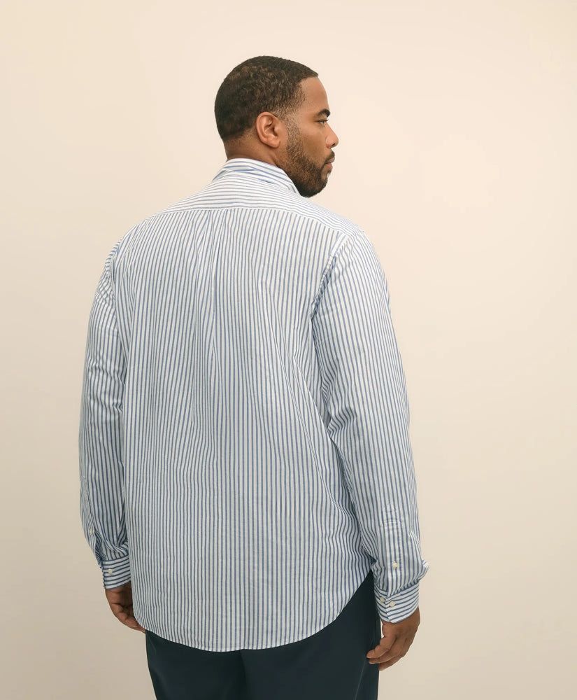Big & Tall Friday Shirt, Poplin Bengal Stripe
