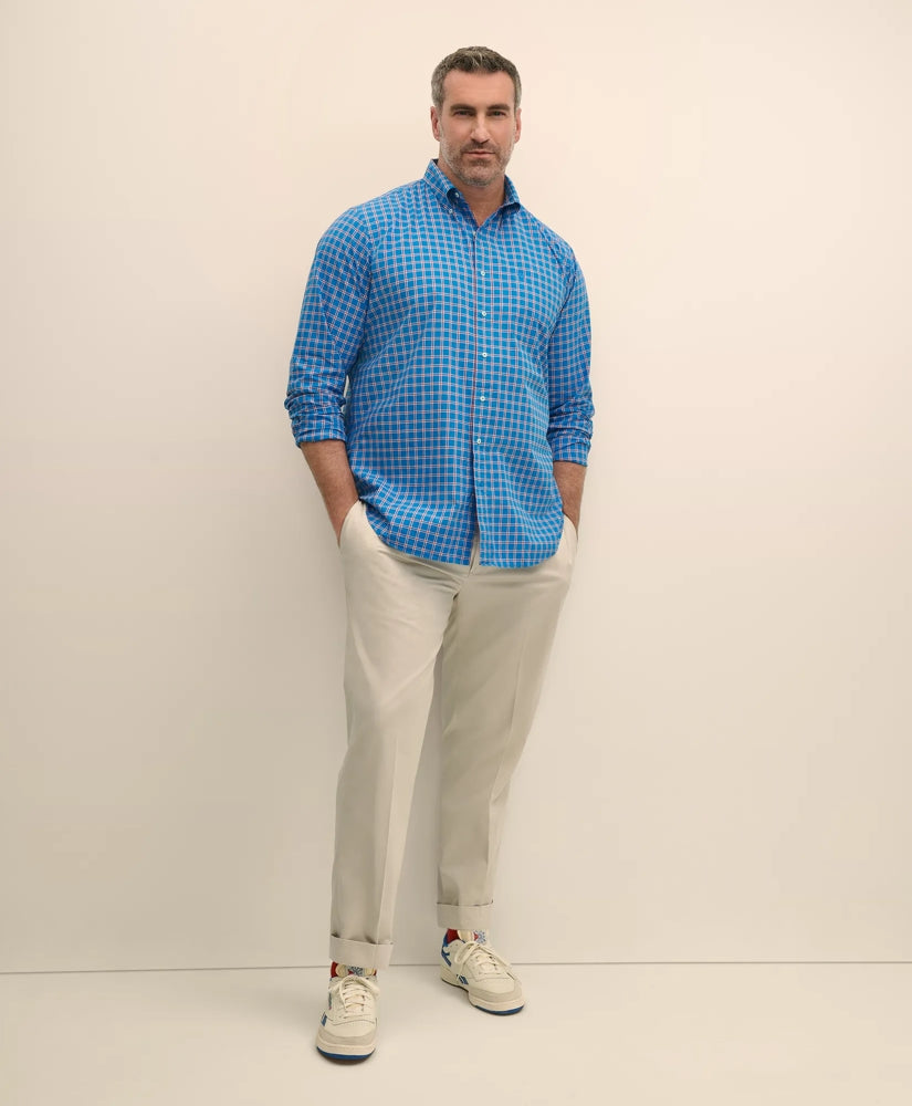Big & Tall Friday Shirt, Poplin Check