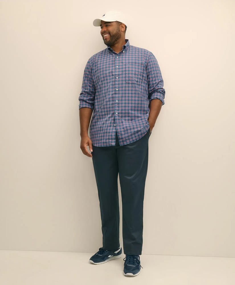 Big & Tall Friday Shirt, Poplin Plaid