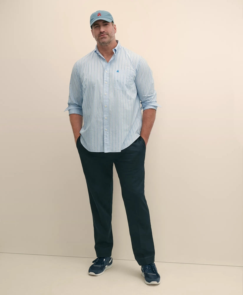 Big & Tall Friday Shirt, Poplin Stripes