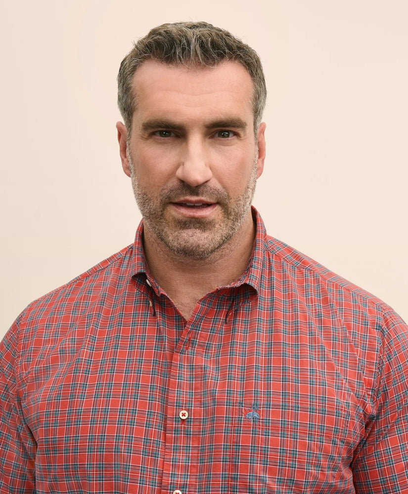Big & Tall Friday Shirt, Poplin Tartan
