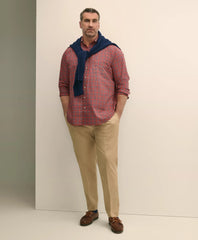 Big & Tall Friday Shirt, Poplin Tartan