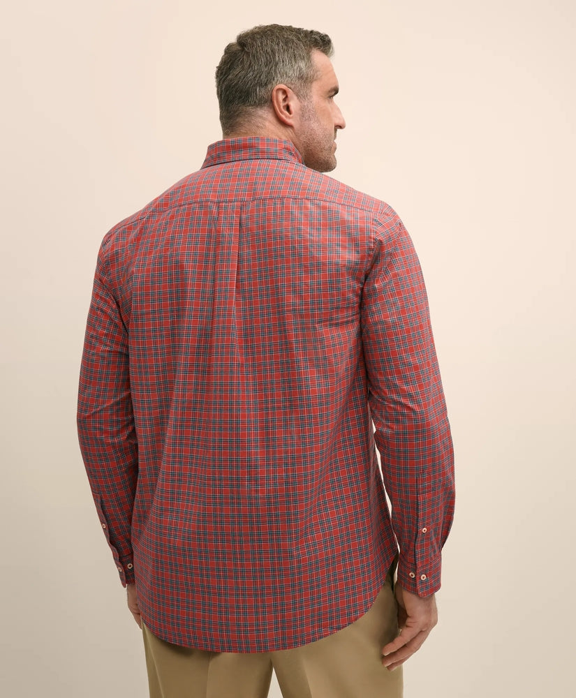 Big & Tall Friday Shirt, Poplin Tartan