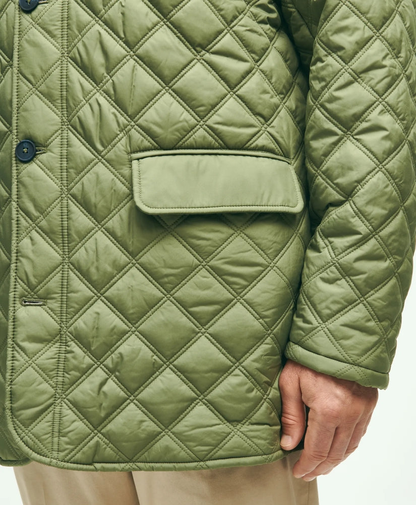 Big & Tall Paddock Diamond Quilted Coat