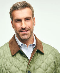 Big & Tall Paddock Diamond Quilted Coat