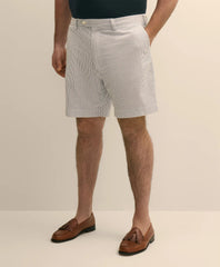 Big & Tall Stretch Cotton Seersucker Shorts