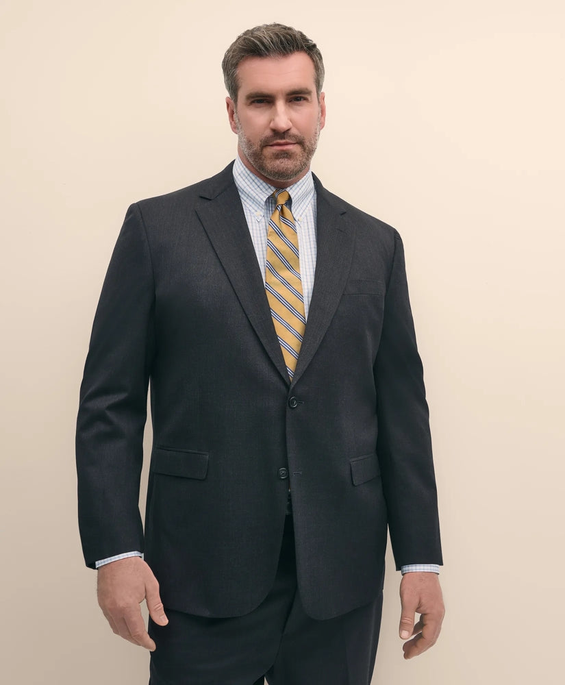 Big & Tall Stretch Wool Two-Button 1818 Suit