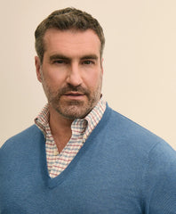 Big & Tall Supima® Cotton V-Neck Sweater
