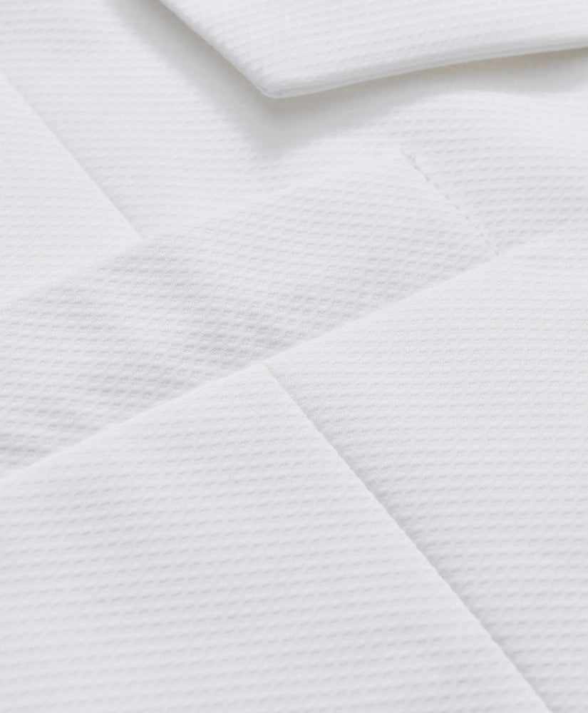 Black Fleece Formal Vest in Cotton Pique