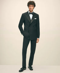 Black Fleece Peak Lapel Tuxedo in Wool-Silk