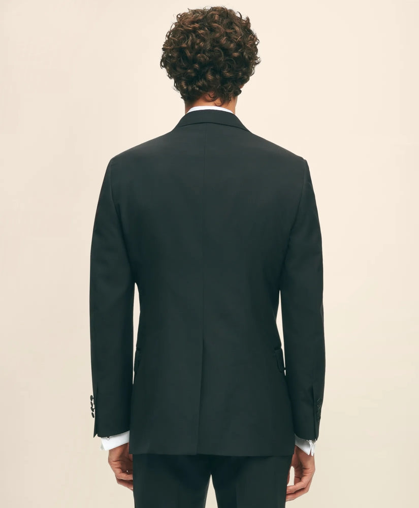 Black Fleece Peak Lapel Tuxedo in Wool-Silk