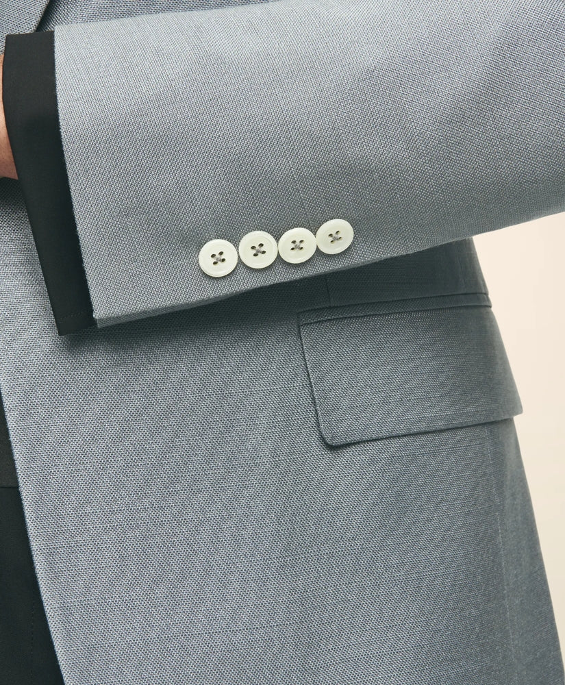 Black Fleece Shawl Collar Dinner Jacket in Silk Hopsack