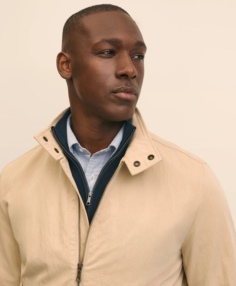 Bomber Jacket in Cotton Blend