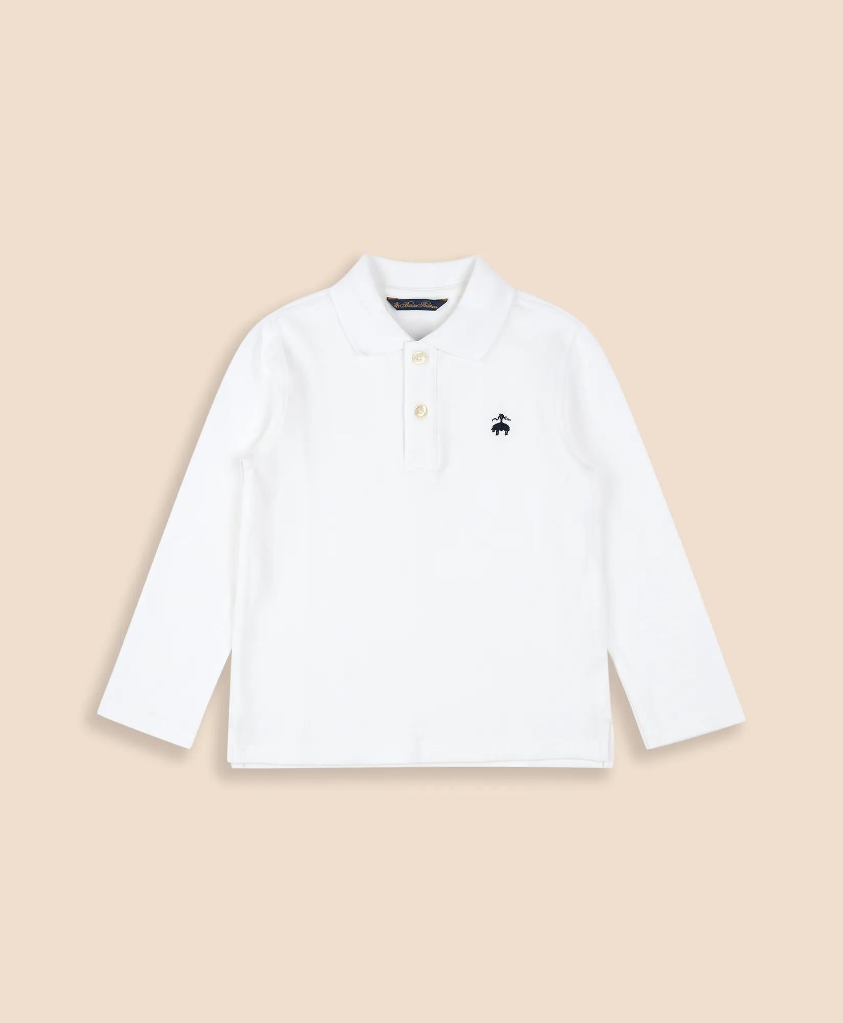 Boys Cotton-Blend Pique Polo Shirt
