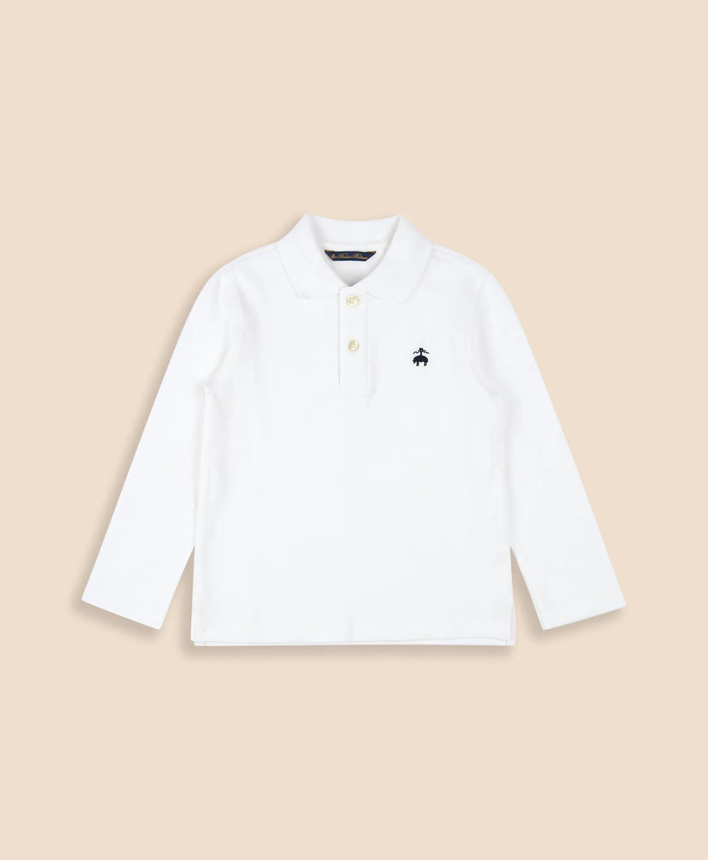 Boys Cotton-Blend Pique Polo Shirt