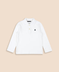 Boys Cotton-Blend Pique Polo Shirt
