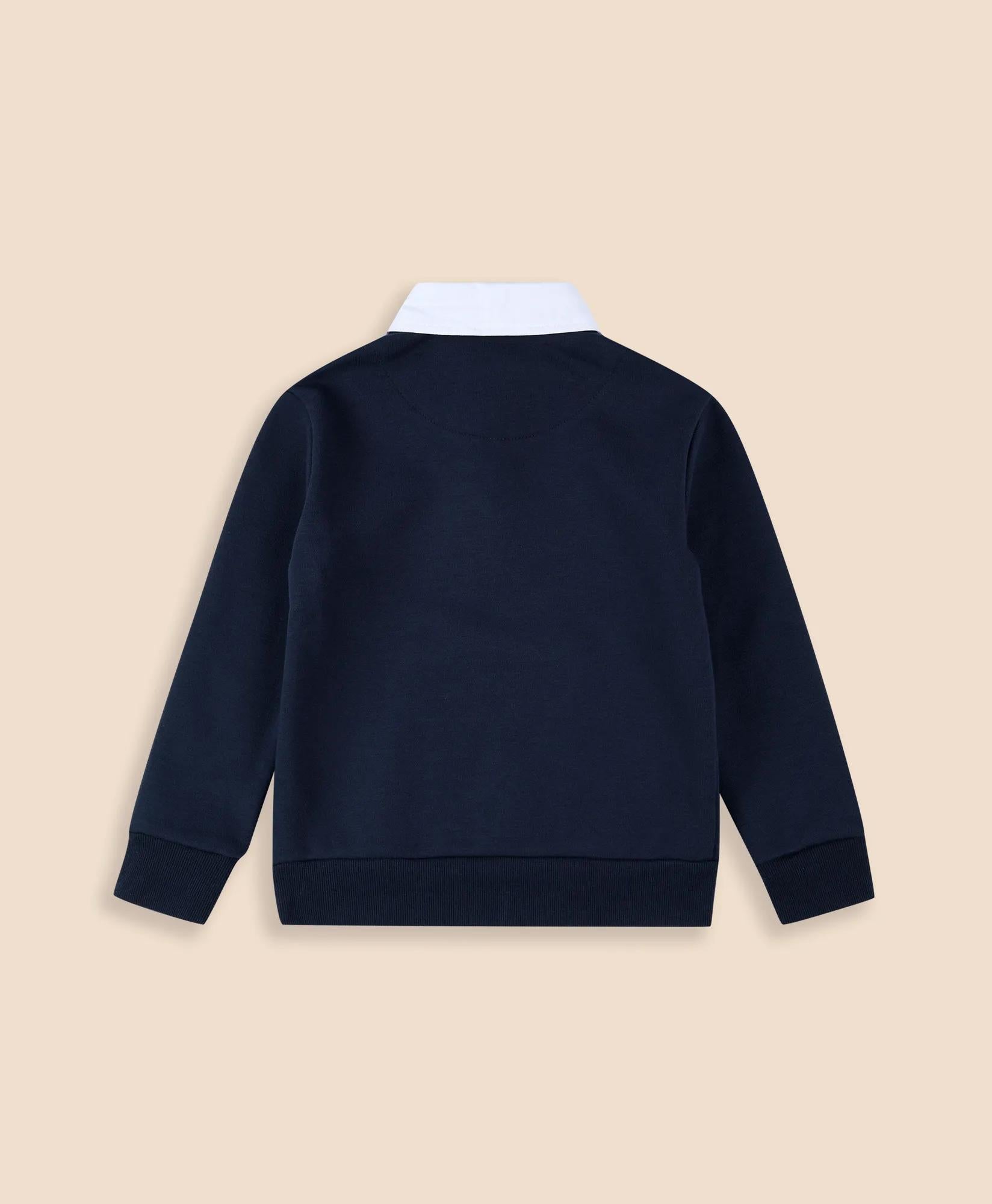 Boys Cotton-Blend Rugby Sweatshirt