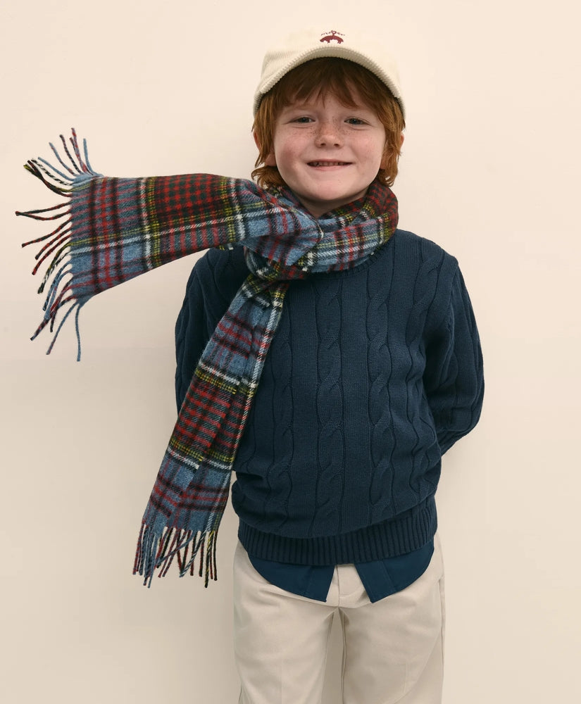 Boys Cotton Cable Sweater